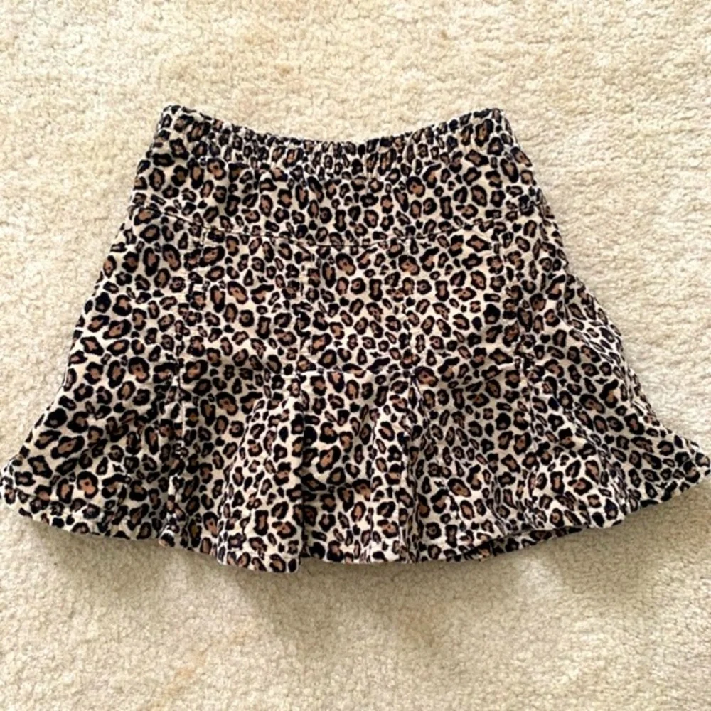 Gymboree Leopard Print Flaired Skirt Size 8